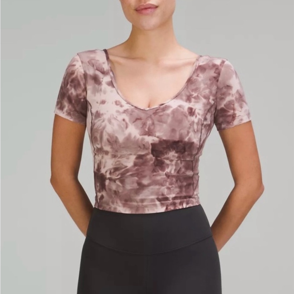 Lululemon Align Tie-Dye Crop Tshirt